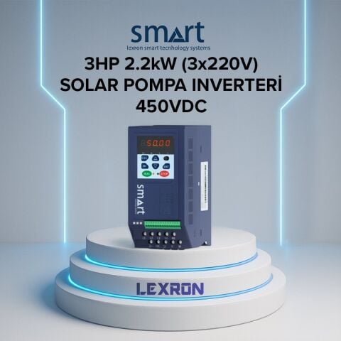 3HP 2.2kW (3x220V) SOLAR POMPA INVERTERİ