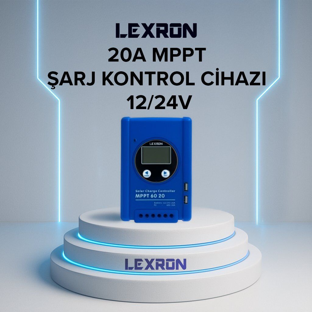 20A MPPT ŞARJ KONTROL CİHAZI