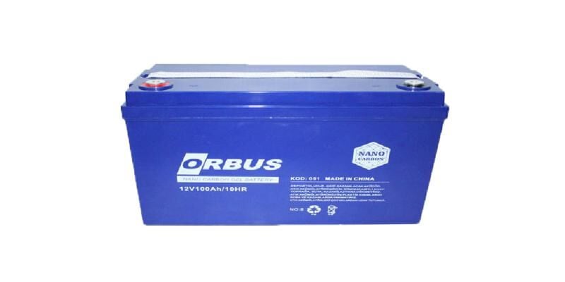 Jel akü 12v 100ah orbus