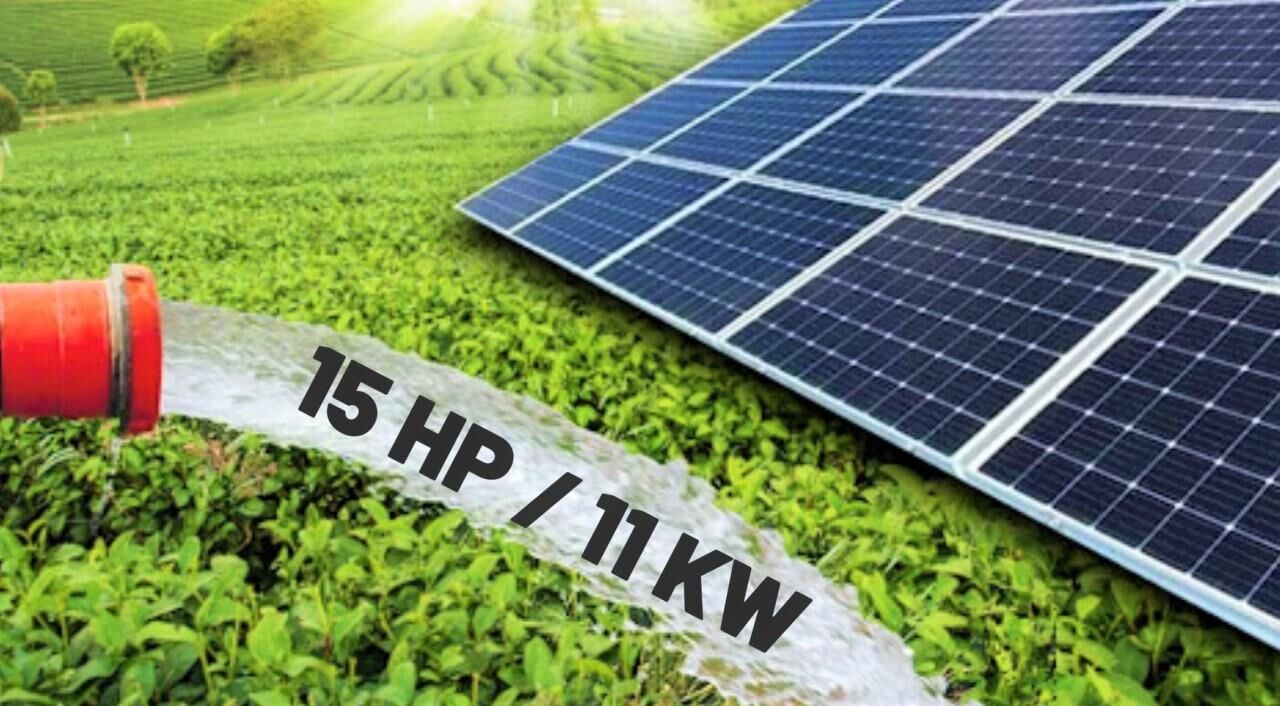 Tarımsal Sulama Paketi 15 HP/11 KW 36 Adet 560 Watt Güneş Paneli 15 KW Sürücü İnverter