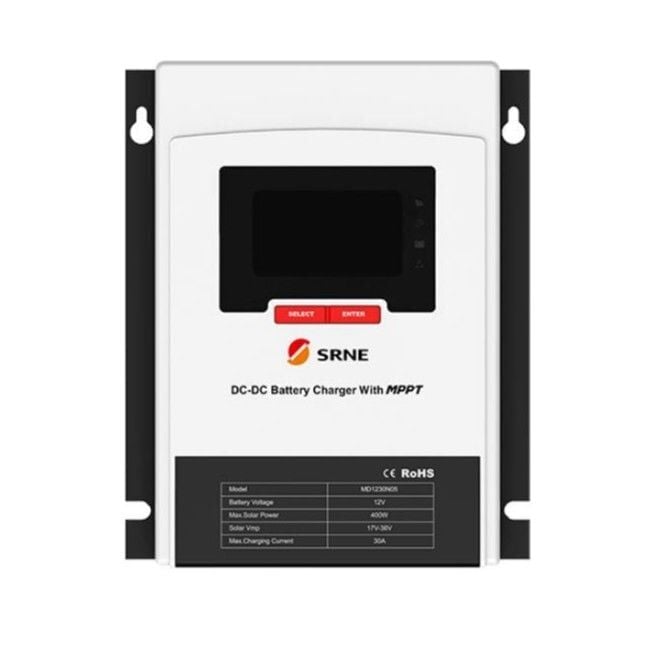 12V 30A MPPT Solar Charge Controller + DC/DC Charger