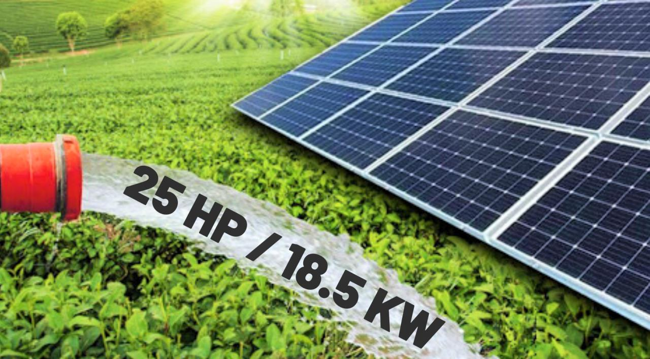 Tarımsal Sulama Paketi 25 HP/18.5 KW 57 Adet 560 Watt Güneş Paneli 22 KW Sürücü İnverter