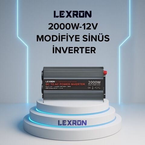 Lexron 2000W- MODİFİYE SİNÜS İNVERTER (12V)