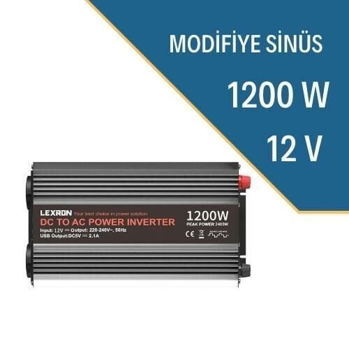 Lexron 1200W- MODİFİYE SİNÜS İNVERTER (12V)