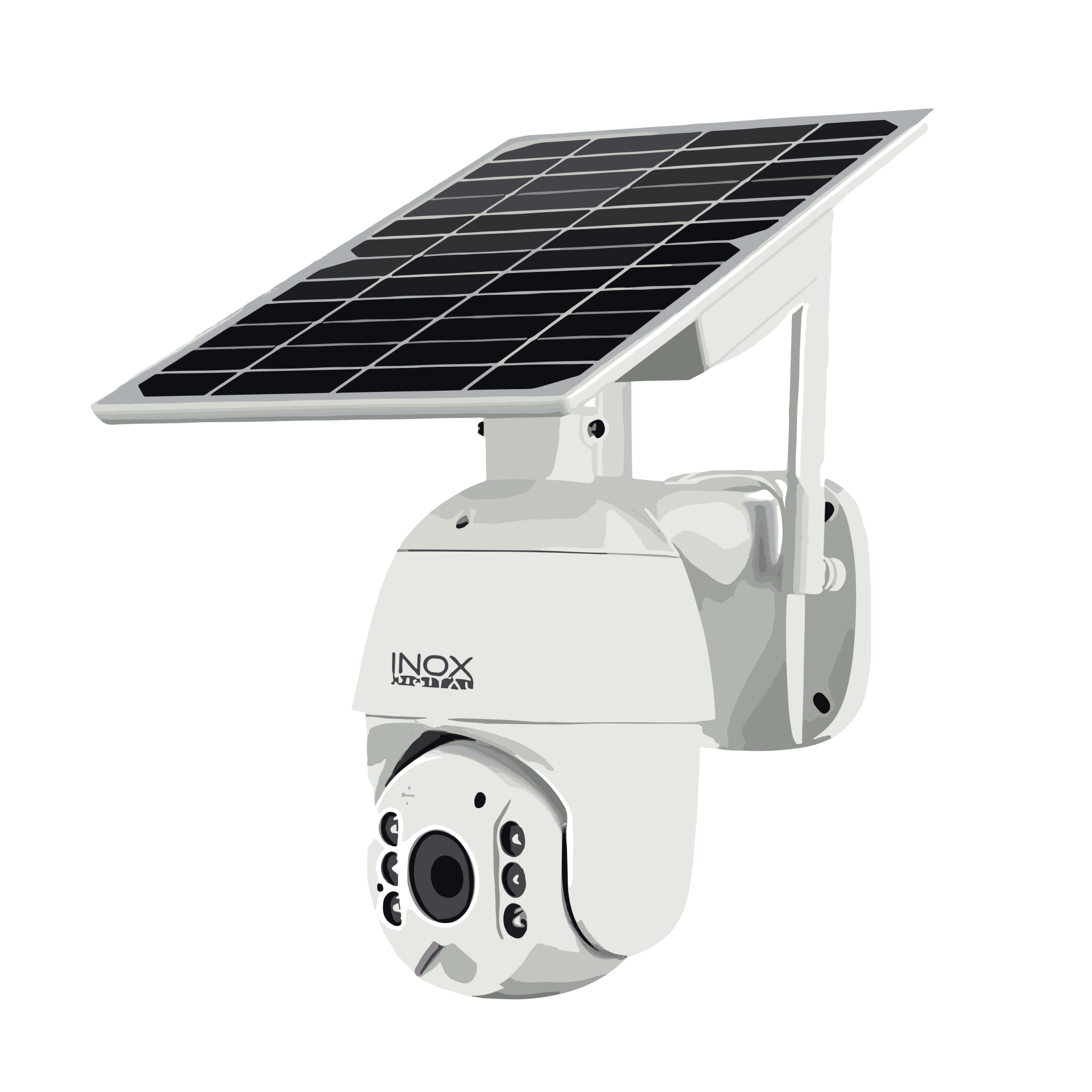 ınox-216ıpc Inox 4g solar kamera hd 1080p 4g solar panel pt ıp camera