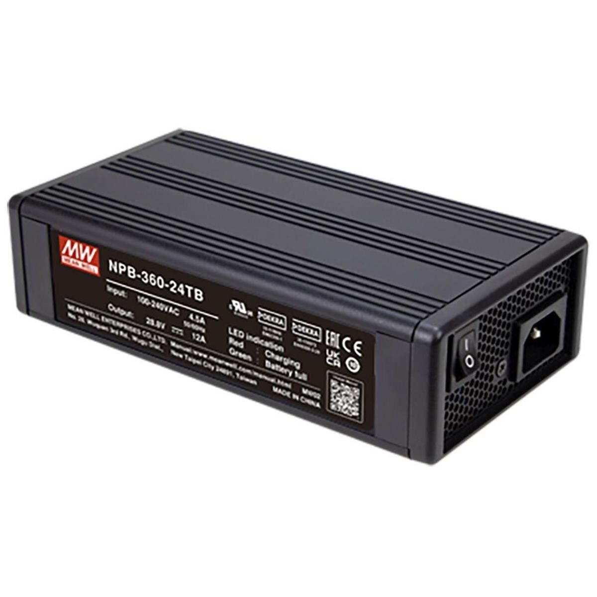 Meanwell akü şarj cihazı npb360 12v/20a meanwell
