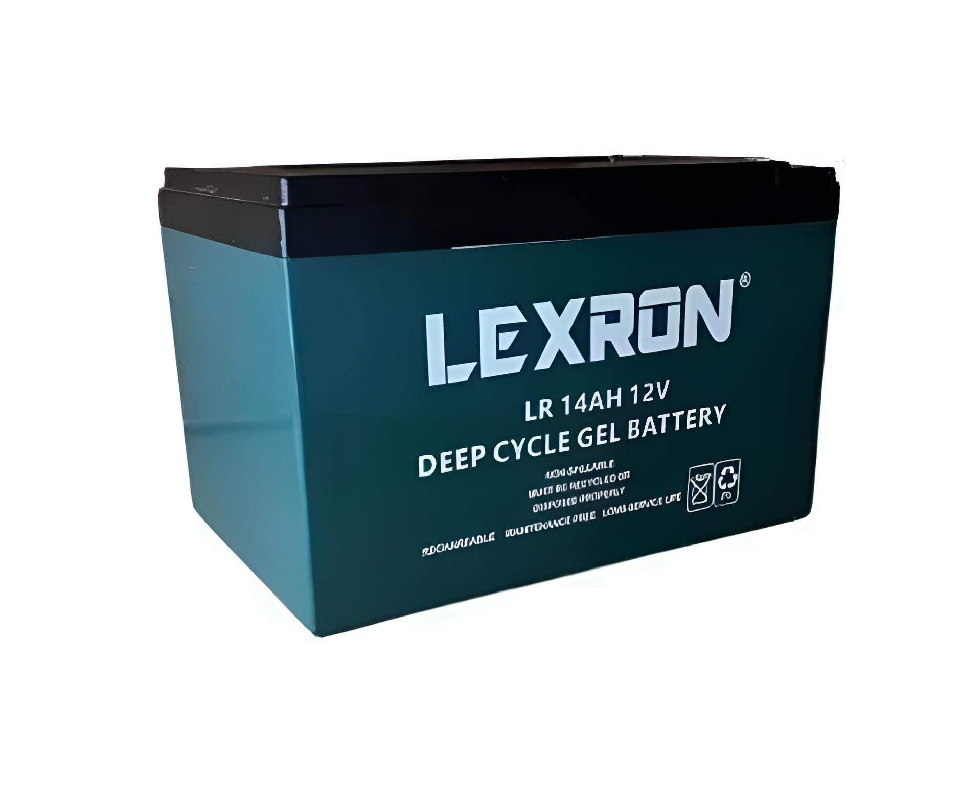Lexron 12 volt 14 amper jel akü