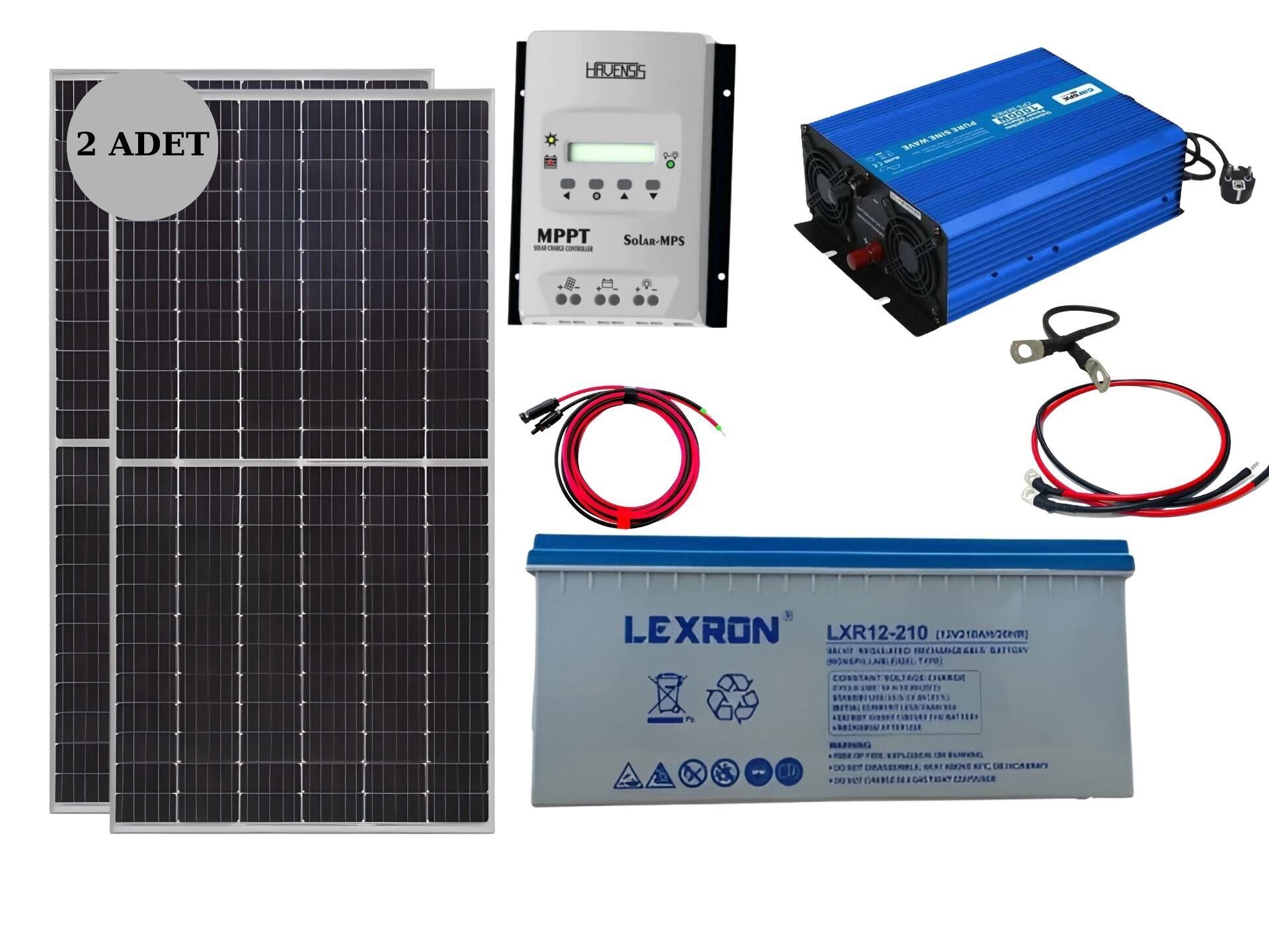 1000 Watt Ev için Güneş Enerji Sistemi