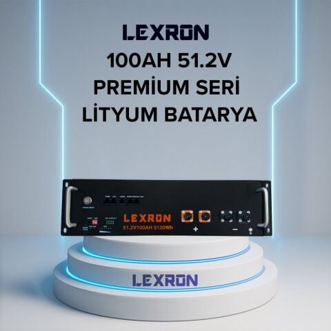 100AH 51.2V PREMİUM SERİSİ LİTYUM BATARYA