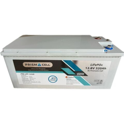Prismacell Lifepo4 akü 320ah 12.8 volt bluetooth smart bms karavan, marin, solar