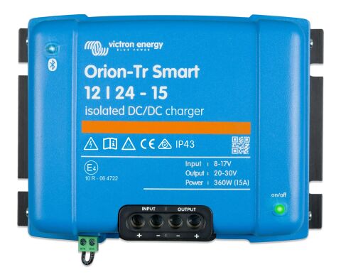 Victron DC-DC Akü Şarj Cihazı İzole Akıllı Orion-Tr Smart Isolated 12/24 15A Battery Charger (ORI122436120)