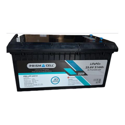 Lifepo4 akü 314ah 25.6 volt TURBO FAST CHARGING karavan, marin, solar yaşam aküsü