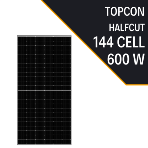 TOPCON 600W HALF CUT  GÜNEŞ PANELİ