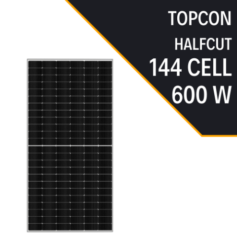 TOPCON 600W HALF CUT  GÜNEŞ PANELİ