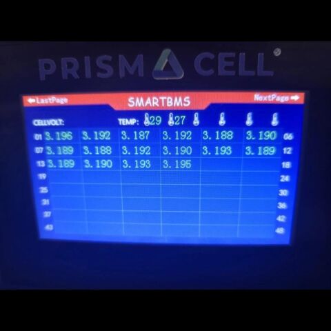 Prismacell 51.2 314 AH Lifepo4 akü Rack tipi lityum batarya 16kw