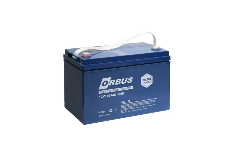 Jel akü 12V 100Ah Orbus