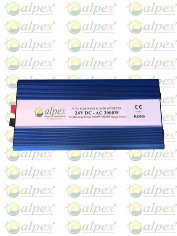 3000 WATT 24 VOLT TAM SİNÜS DİĞİTAL EKRANLI İNVERTER