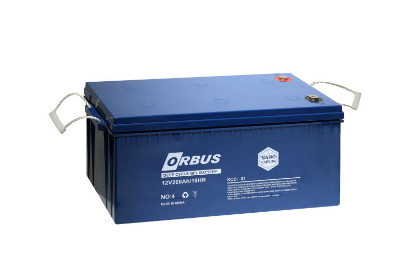 Jel akü 12V 200Ah Orbus