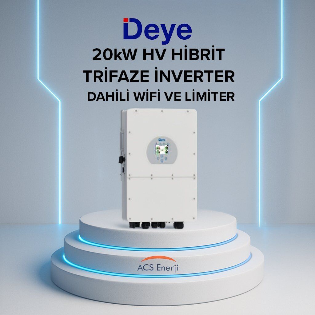 20KW HİBRİT TRİFAZE İNVERTER HV