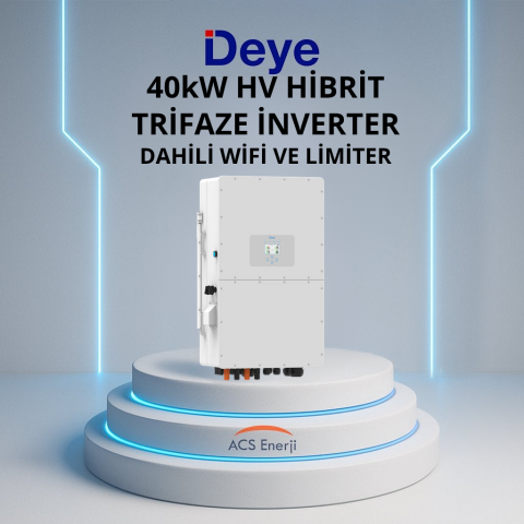 Deye 40KW HİBRİT TRİFAZE İNVERTER HV