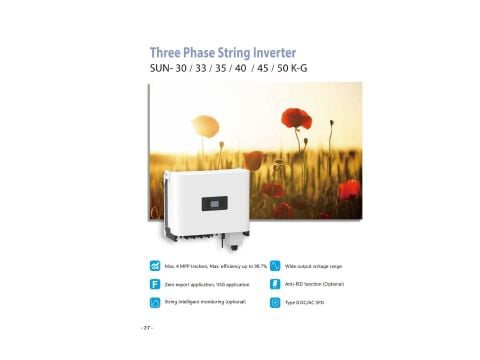 Deye 50kw on-grid trifaze inverter