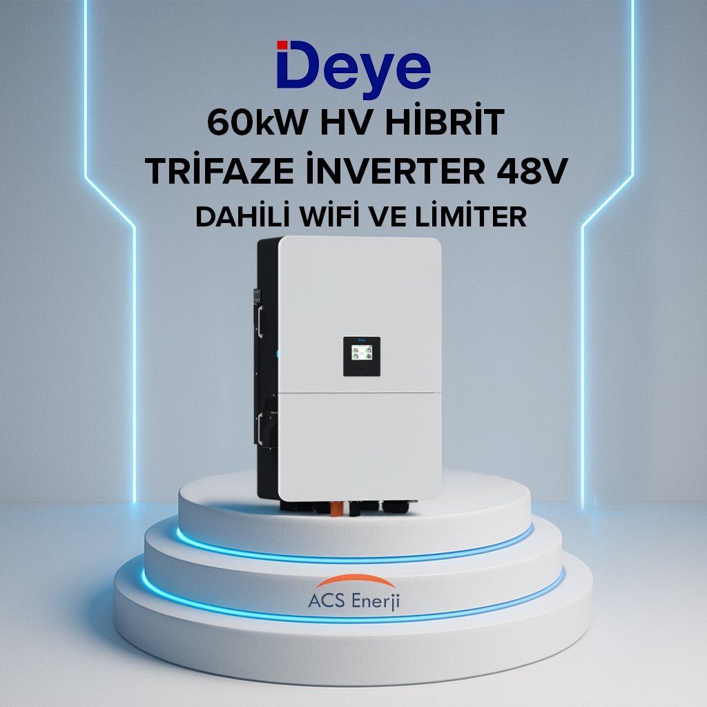 60KW HİBRİT TRİFAZE İNVERTER HV
