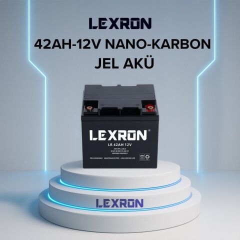 Lexron 12 volt 42 amper jel akü