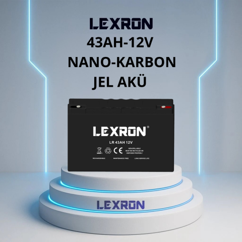 Lexron 12 volt 42 amper jel akü