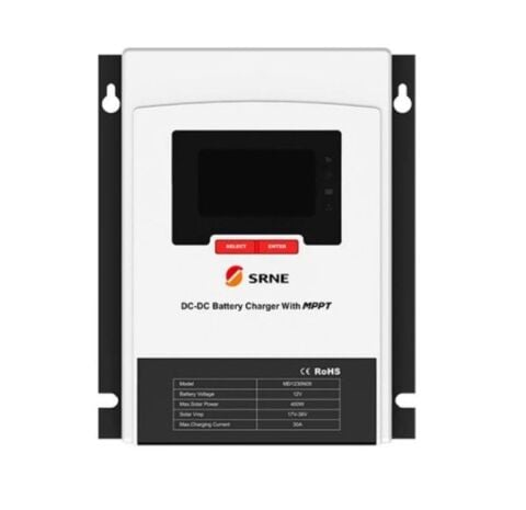 12V 30A MPPT Solar Charge Controller + DC/DC Charger