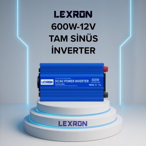 LEXRON 600W TAM SİNÜS İNVERTER (12v)