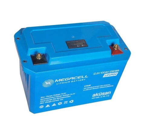 12.8V 100Ah Lityum Demir Fosfat Akü