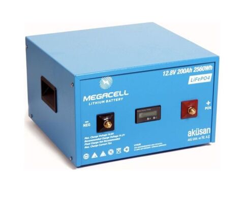 12.8V 200 Ah Lityum Demir Fosfat Akü