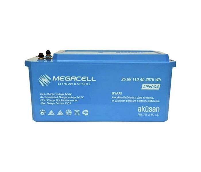25.6V 110 Ah Lityum Demir Fosfat Akü