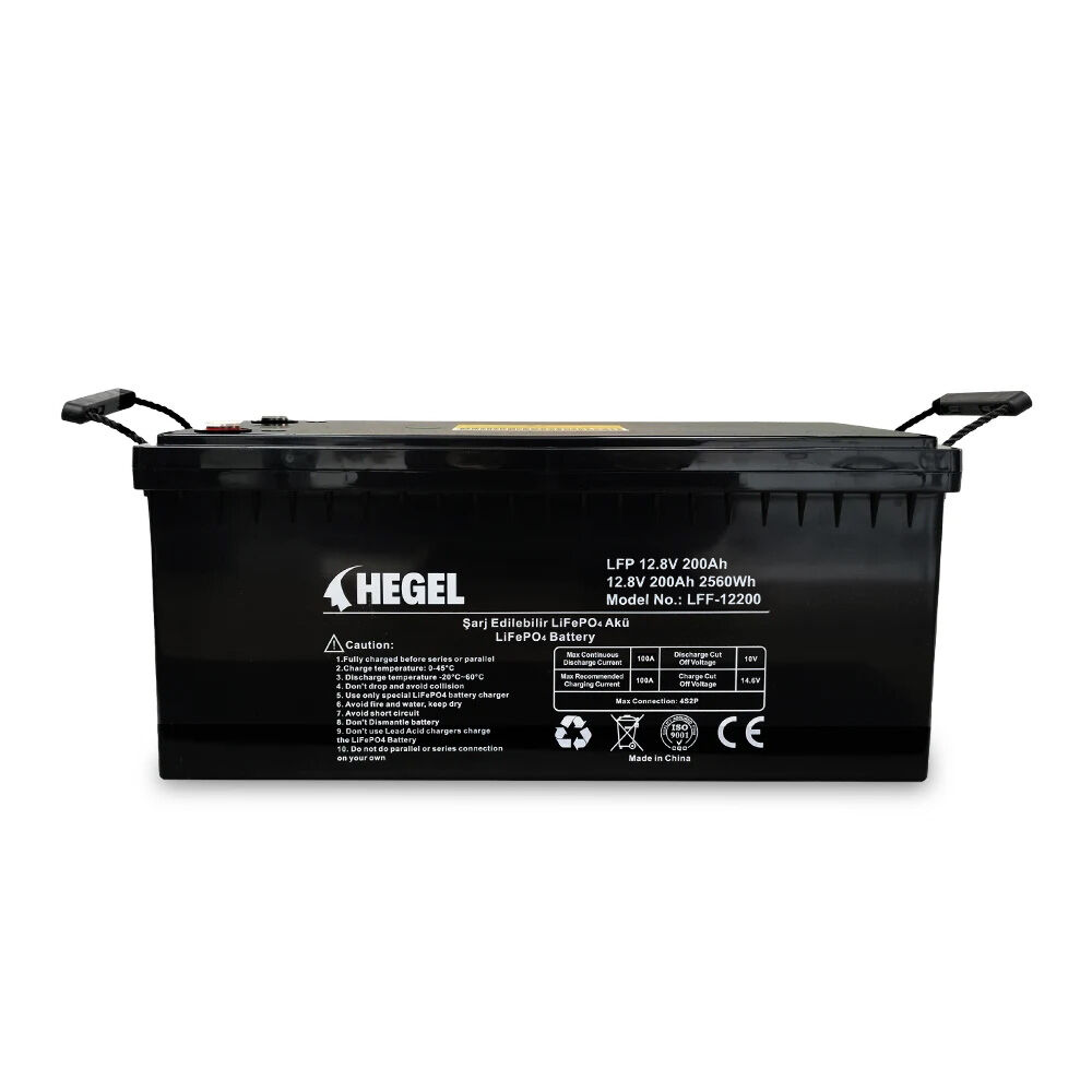 HEGEL LİFEPO4 LİTYUM AKÜ 12.8V 200AH