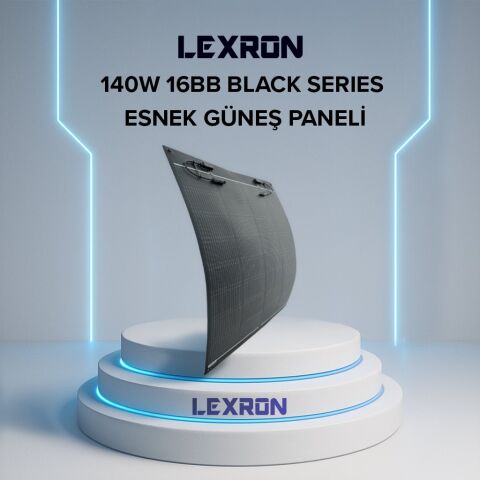 140W 16BB BLACK SERIES TOPCON ESNEK GÜNEŞ PANELİ