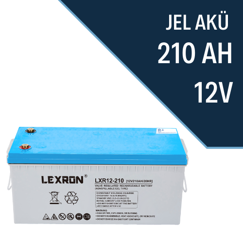 LEXRON 12v 210 ah jel akü
