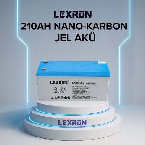 LEXRON 12v 210 ah jel akü