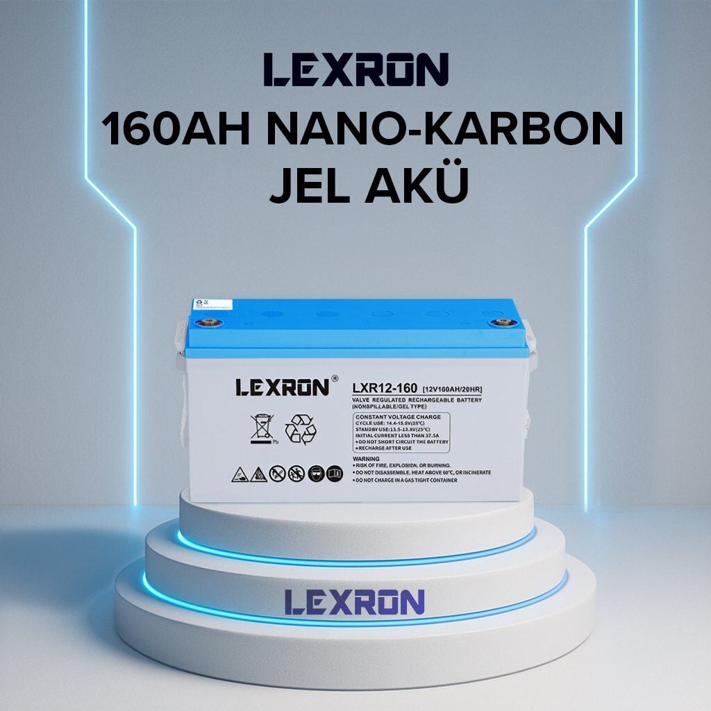 Lexron 12v 160 amper jel akü