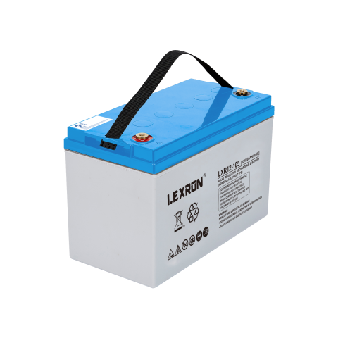 Lexron 105 Ah  12V  Jel Akü – Derin Döngü (Deep Cycle) Bakımsız Akü