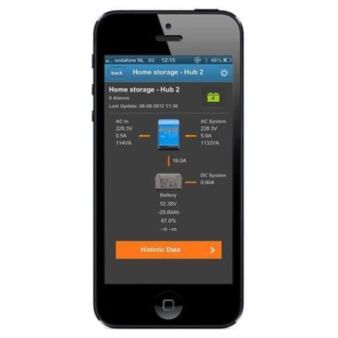 Sistem İzleme ve Kontrol Ekranı, BPP010300100R, Victron