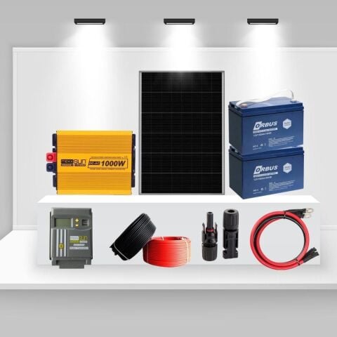 Bağ Evi ve Yayla Solar Enerji Paketi - Kompakt Seri 1000