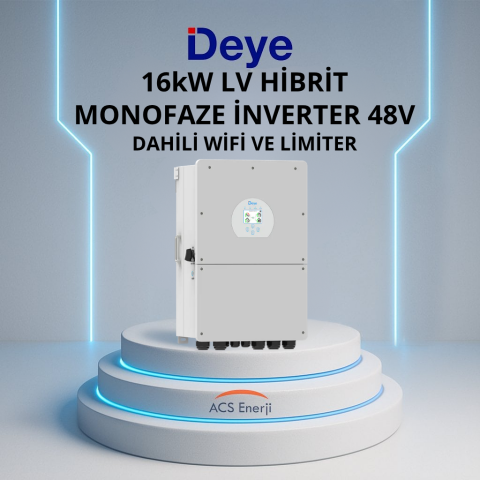 16KW HİBRİT MONOFAZE İNVERTER LV