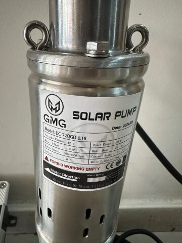 Maksimum.35 Metre, maksimum Saatte 2 Ton Su - 12V 180W Tonajlı Derin Kuyu Solar Dalgıç Pompa