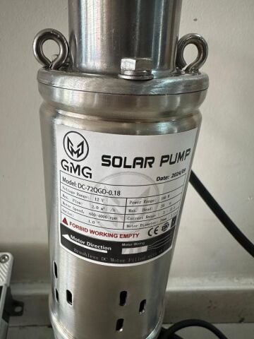 Maksimum.35 Metre, maksimum Saatte 2 Ton Su - 12V 180W Tonajlı Derin Kuyu Solar Dalgıç Pompa