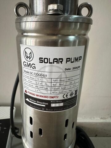 Maksimum.150 Metre, maksimum Saatte 2 Ton Su - 72V 900W Tonajlı Derin Kuyu Solar Dalgıç Pompa