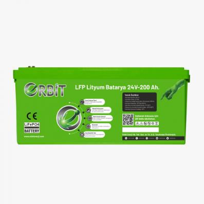 ORBİT 24V 210Ah LiFePO4 Marin Tip Lityum Akü VP Derin Döngü Tekne Karavan Solar Enerji Bataryası
