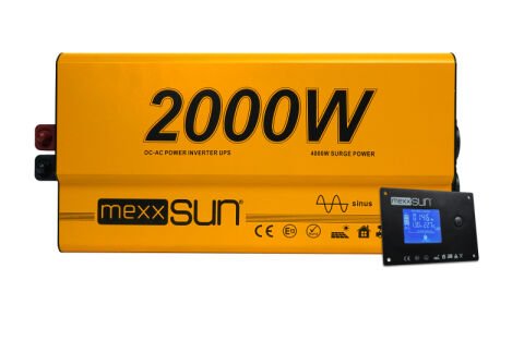 Tam Sinüs UPS (Remote Ekran) 12V 2000W