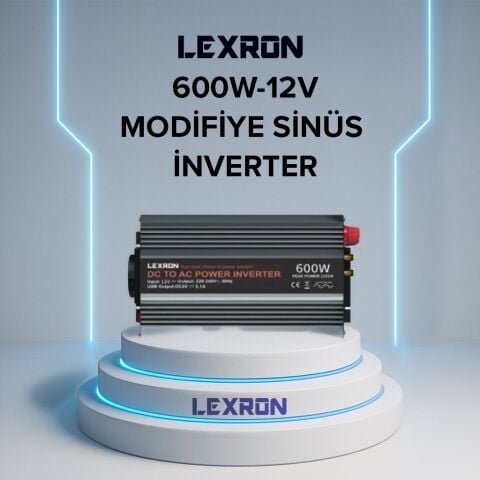 Lexron 600W- MODİFİYE SİNÜS İNVERTER (12V)