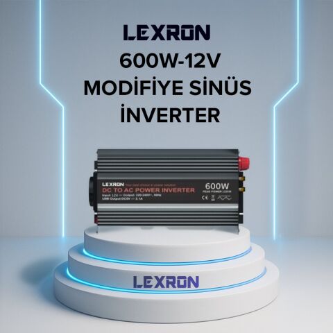 Lexron 600W- MODİFİYE SİNÜS İNVERTER (12V)