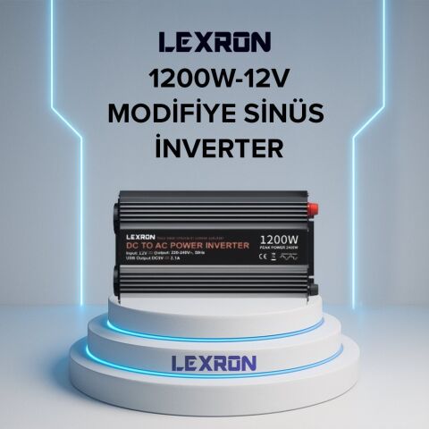 Lexron 1200W- MODİFİYE SİNÜS İNVERTER (12V)